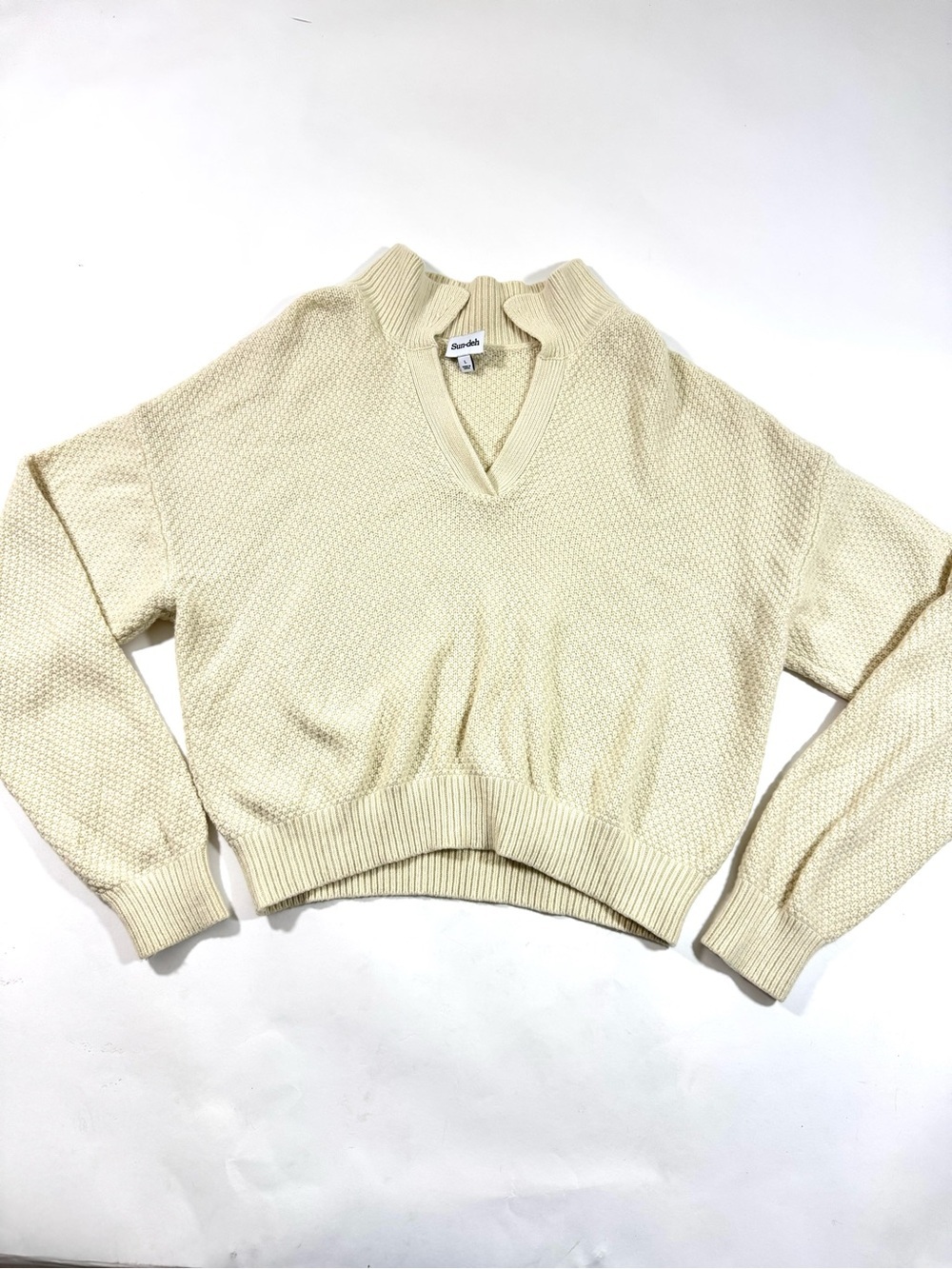 Sunday Best Aritzia Lottie Sweater Ivory - Picture 2 of 9